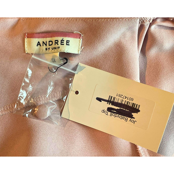 Peach Blouse with Button Detail - Picture 9 of 11